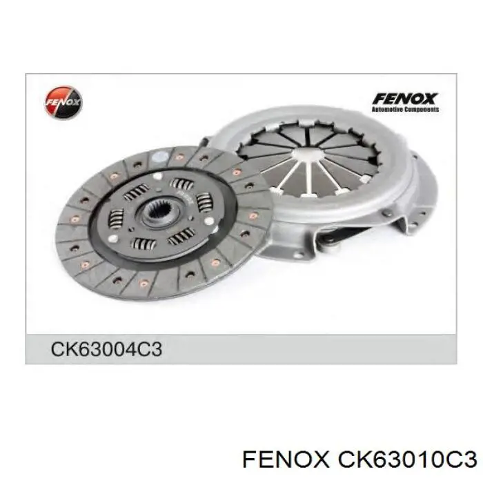 Купити CK63010C3 Fenox Комплект зчеплення (диск, корзина, підшипник)