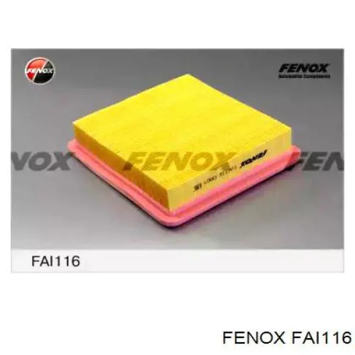 FAI116 Fenox фільтр повітряний