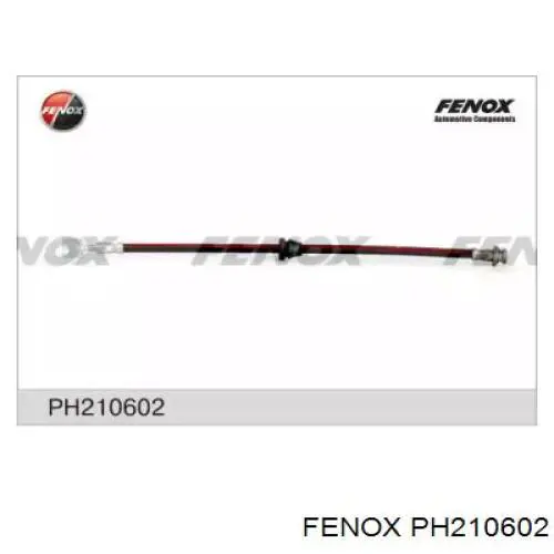 Шланг гальмівний передній PH210602 Fenox