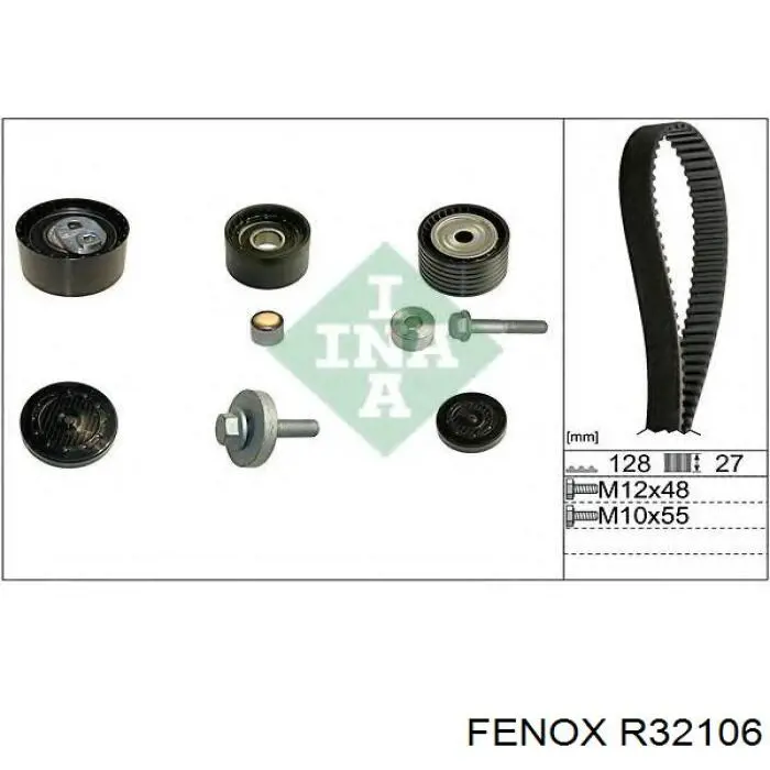 Ролик ременя ГРМ, паразитний Fenox R32106 ціна, від 10.75 USD