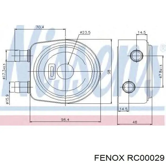 Радіатор 8660000459 Renault (RVI)
