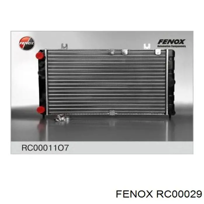 RC00029 Fenox радіатор охолодження двигуна