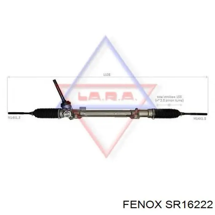 Рульова рейка Q0390113 Q-fix