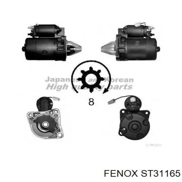 Стартер ST31165 Fenox