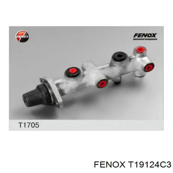 Циліндр головний гальма (Гідротормоз) Fenox T19124C3 ціна, від 19.35 USD