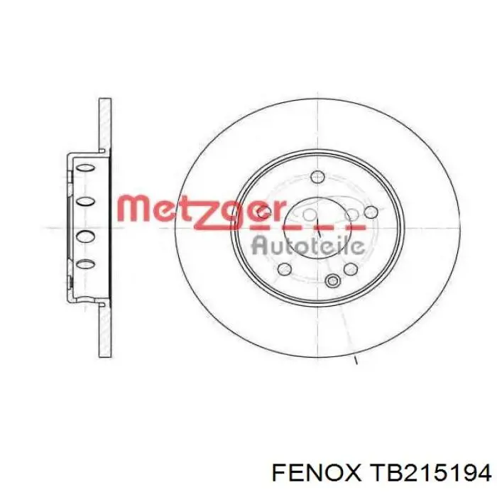 Купити A202421021264 Mercedes Ротор гальмівний