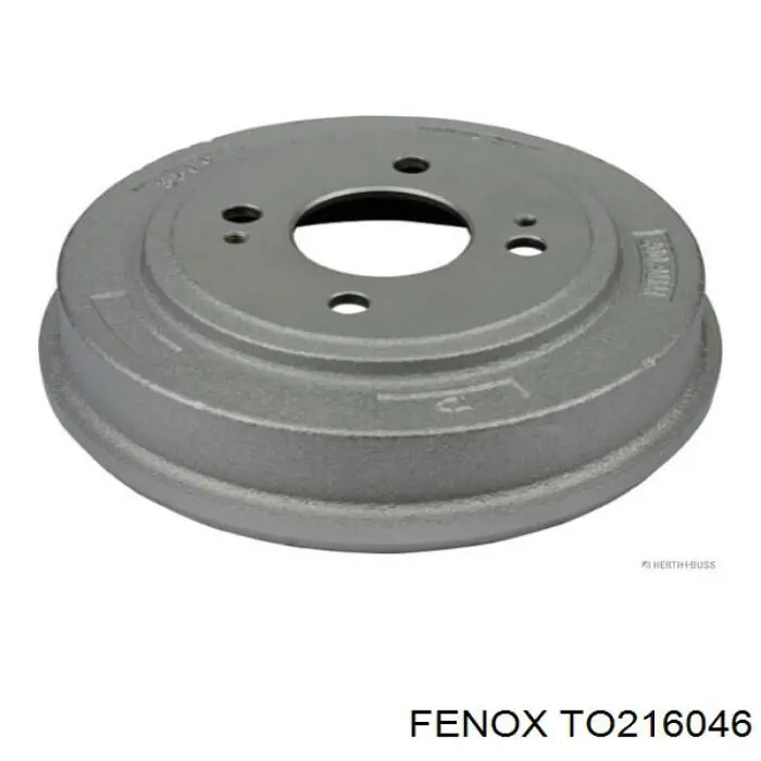 TO216046 Fenox барабан гальмівний задній