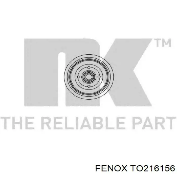 TO216156 Fenox барабан гальмівний задній