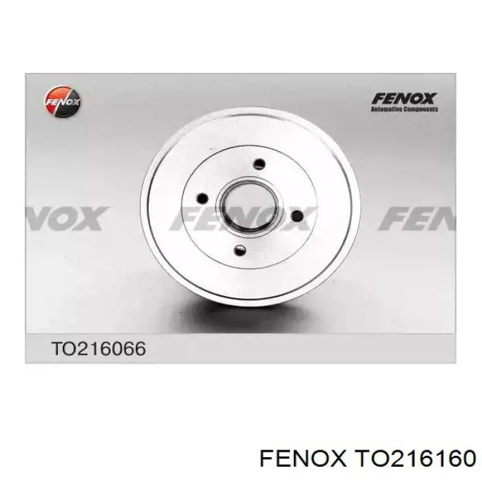 TO216160 Fenox барабан гальмівний задній