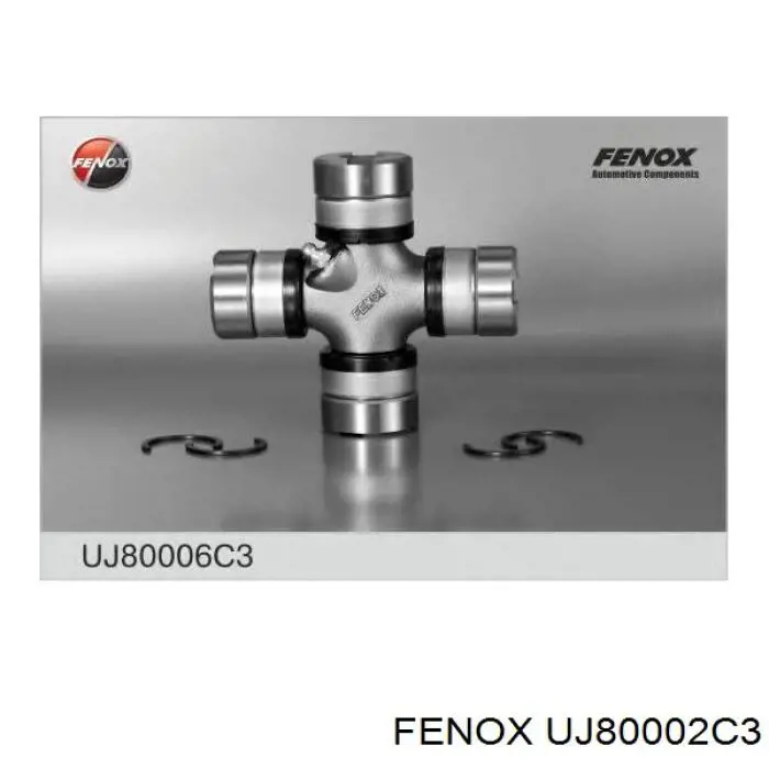 Хрестовина карданного валу, заднього UJ80002C3 FENOX