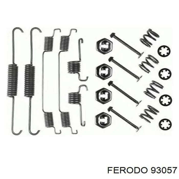 Клепка накладки барабанних колодок Ferodo 93057 ціна, від 14.75 USD