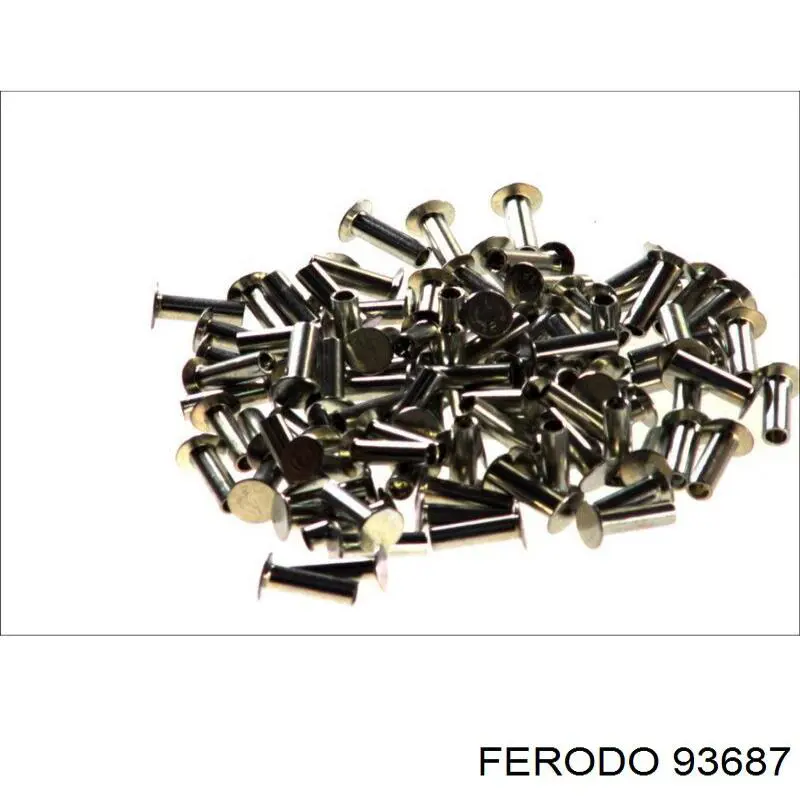 Клепка накладки барабанних колодок Ferodo 93687 ціна, від 5.91 USD