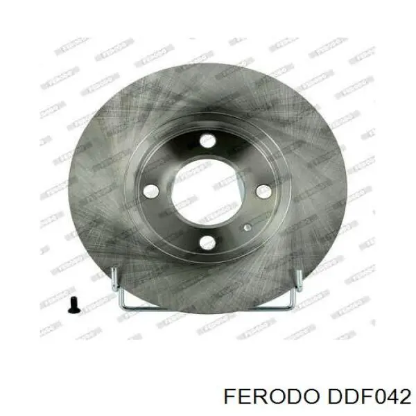 DDF042 Ferodo диск гальмівний передній