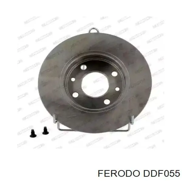 DDF055 Ferodo диск гальмівний передній