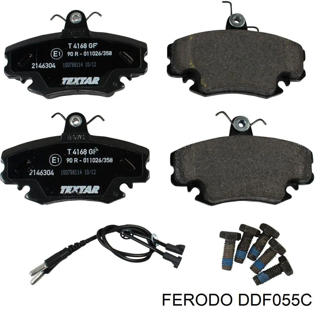 Гальмівні диски передні DDF055C Ferodo