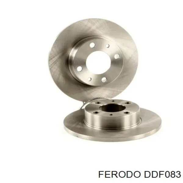 DDF083 Ferodo диск гальмівний передній