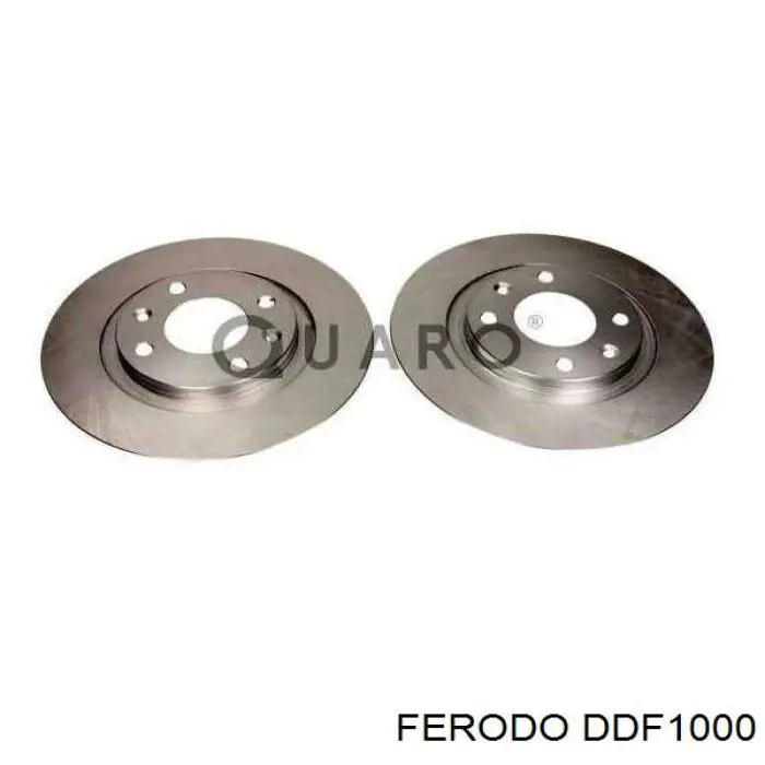 Диск гальмівний передній Ferodo DDF1000