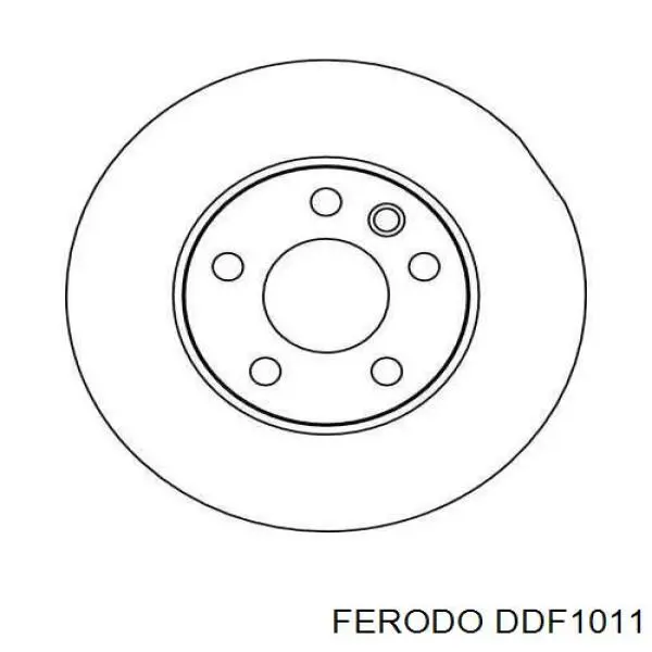 Гальмівні диски передні DDF1011 Ferodo