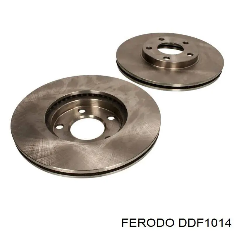 Диск гальмівний передній DDF1014 Ferodo