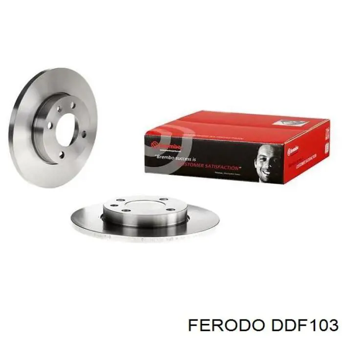 DDF103 Ferodo диск гальмівний передній