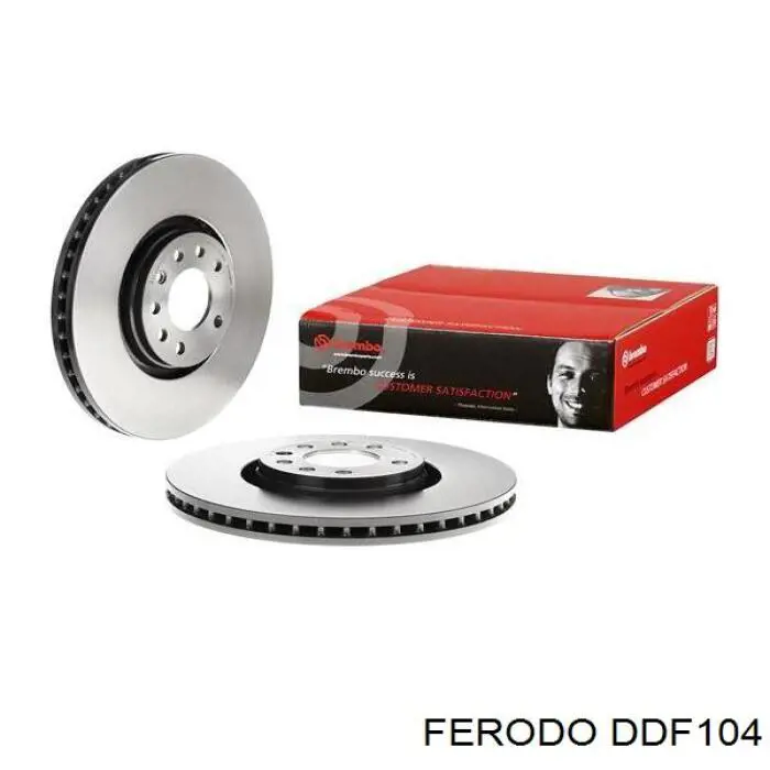 Купити DDF104 Ferodo Ротор гальмівний