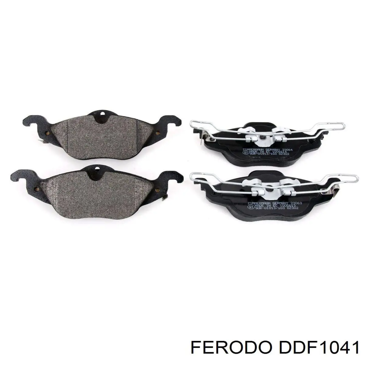 DDF1041 Ferodo Гальмо дискове переднє