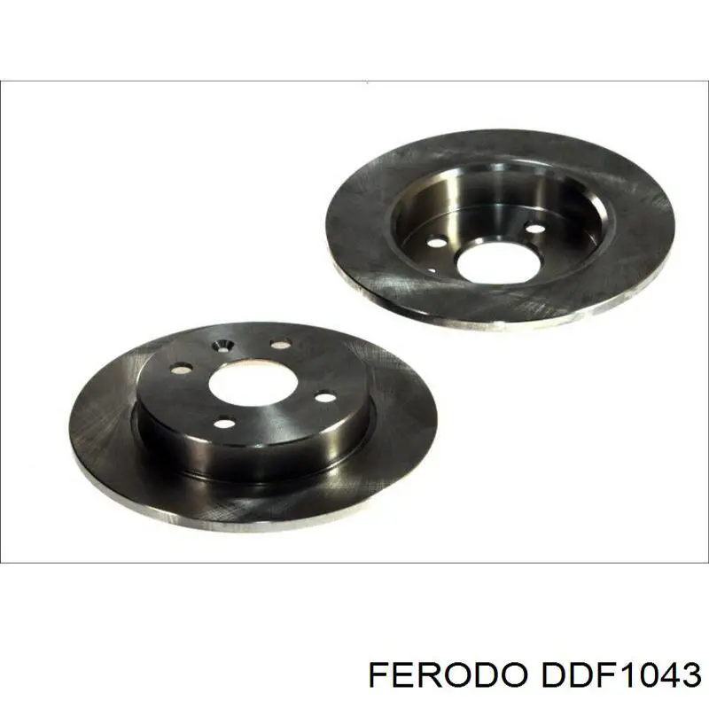 DDF1043 Ferodo диск гальмівний задній