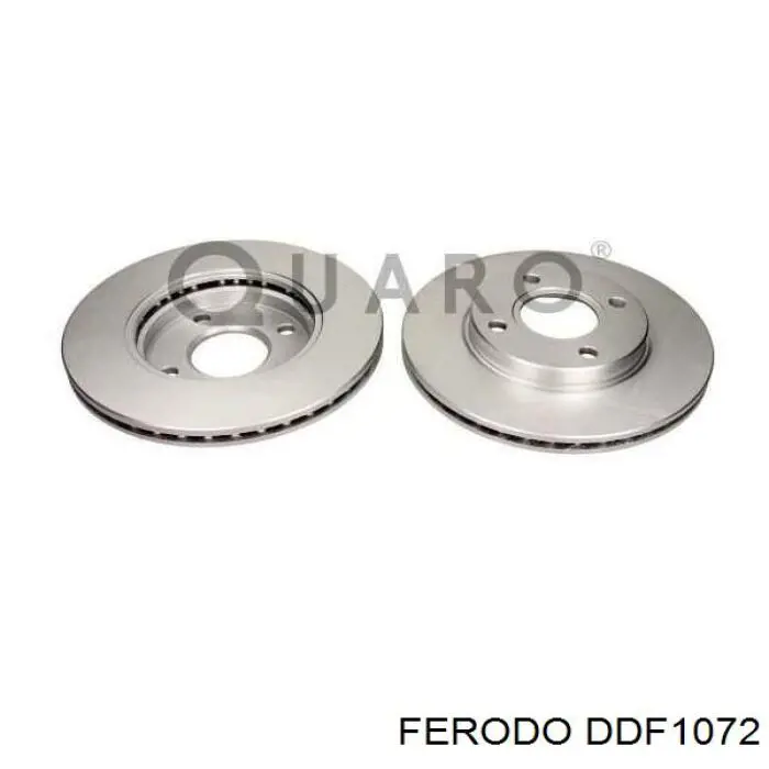 Диск гальмівний передній Ferodo DDF1072
