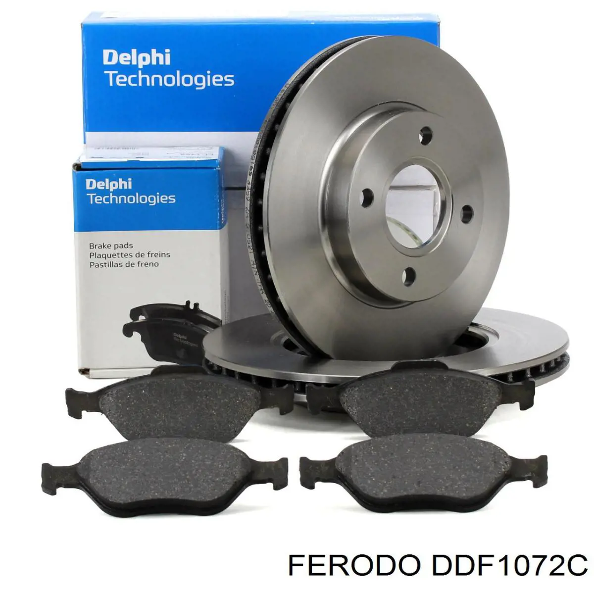 Купити DDF1072C Ferodo Ротор гальмівний