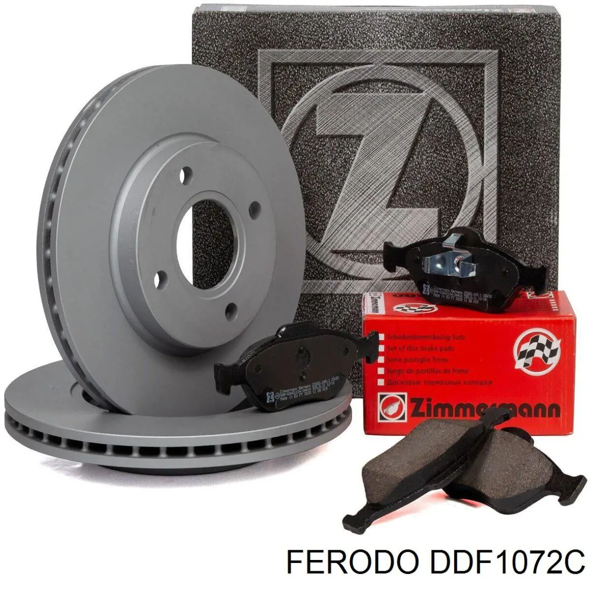 Диск гальмівний передній Ferodo DDF1072C