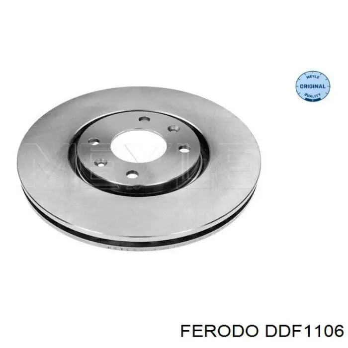 DDF1106 Ferodo диск гальмівний передній