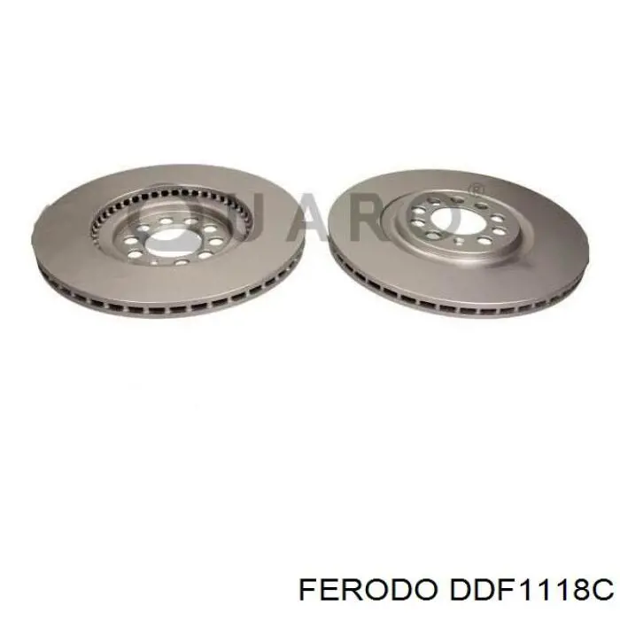Гальмівні диски передні DDF1118C Ferodo