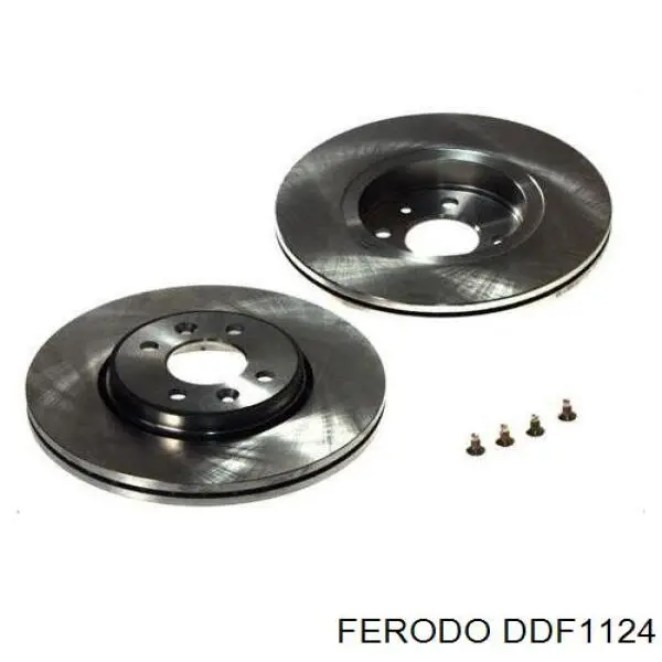 Гальмівні диски передні DDF1124 Ferodo