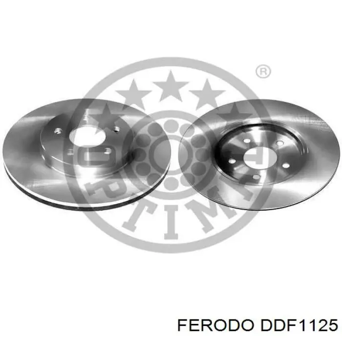Диск переднього гальма Ferodo DDF1125 ціна, від 40.95 USD