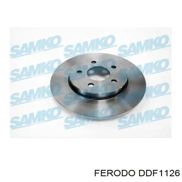Купити DDF1126 Ferodo Диск заднього гальма