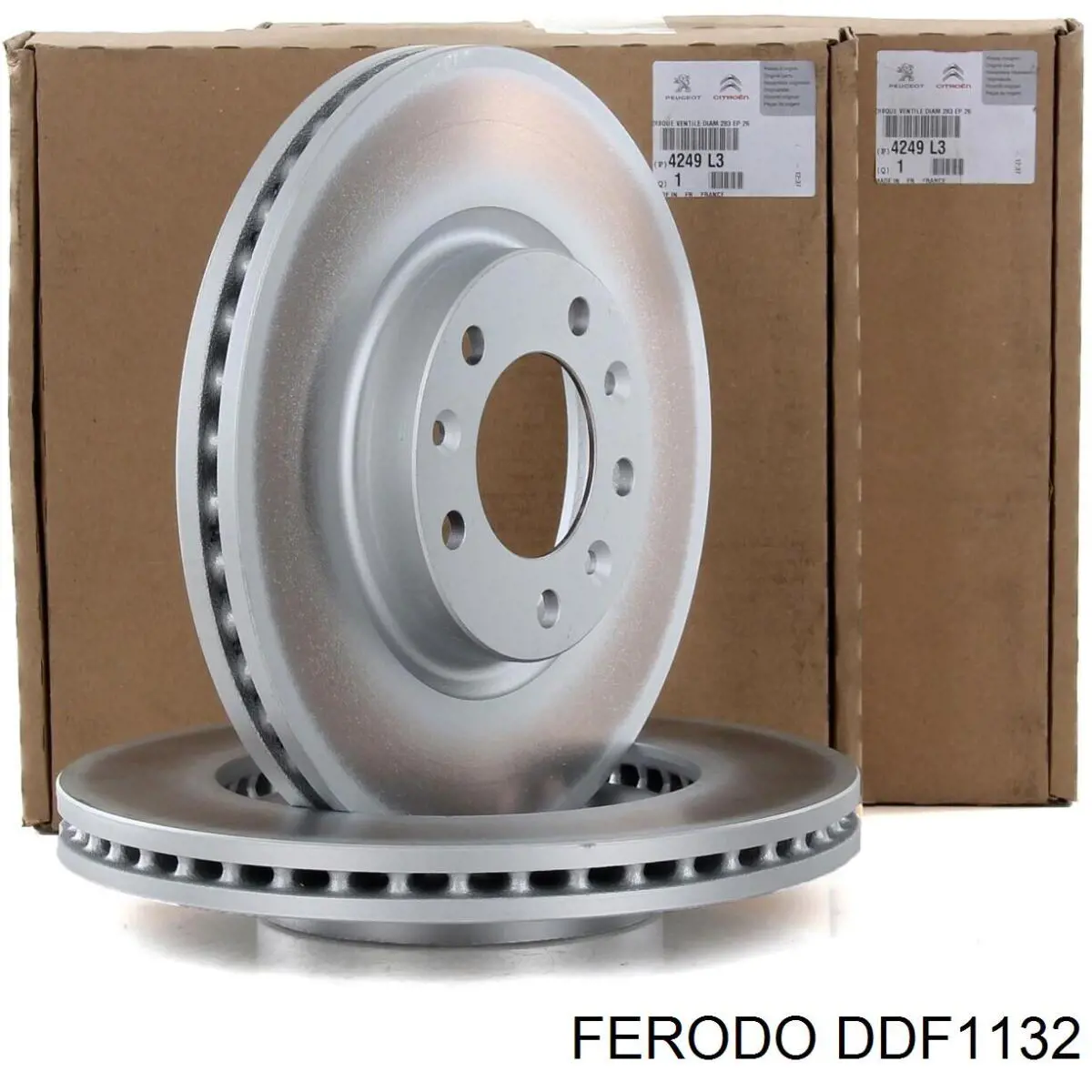 Гальмівні диски передні DDF1132 Ferodo