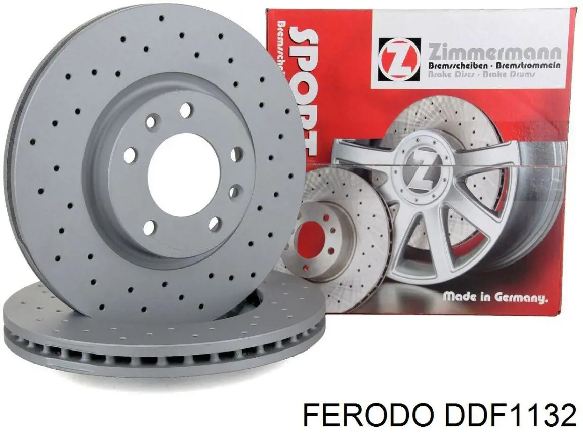 Диск гальмівний передній Ferodo DDF1132