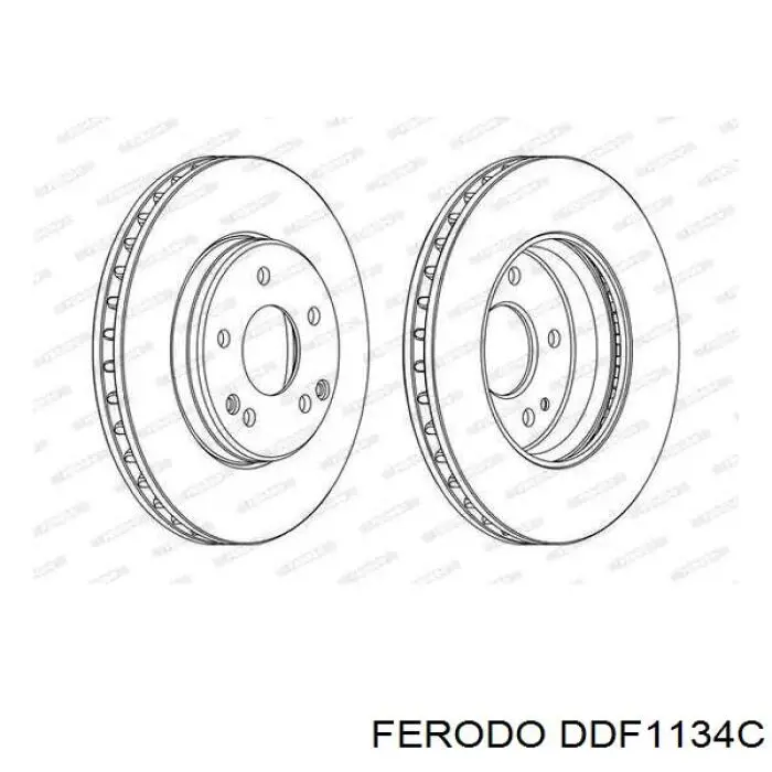 Купити DDF1134C Ferodo Ротор гальмівний
