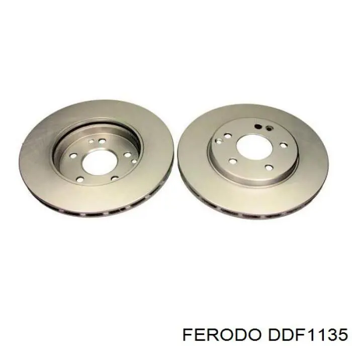 Диск переднього гальма Ferodo DDF1135 ціна, від 32.88 USD