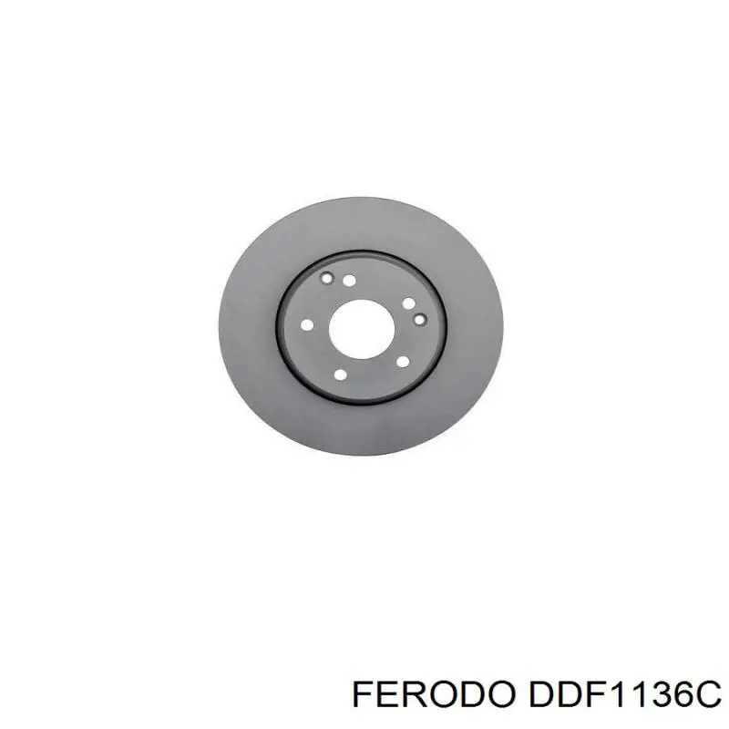 Купити DDF1136C Ferodo Ротор гальмівний