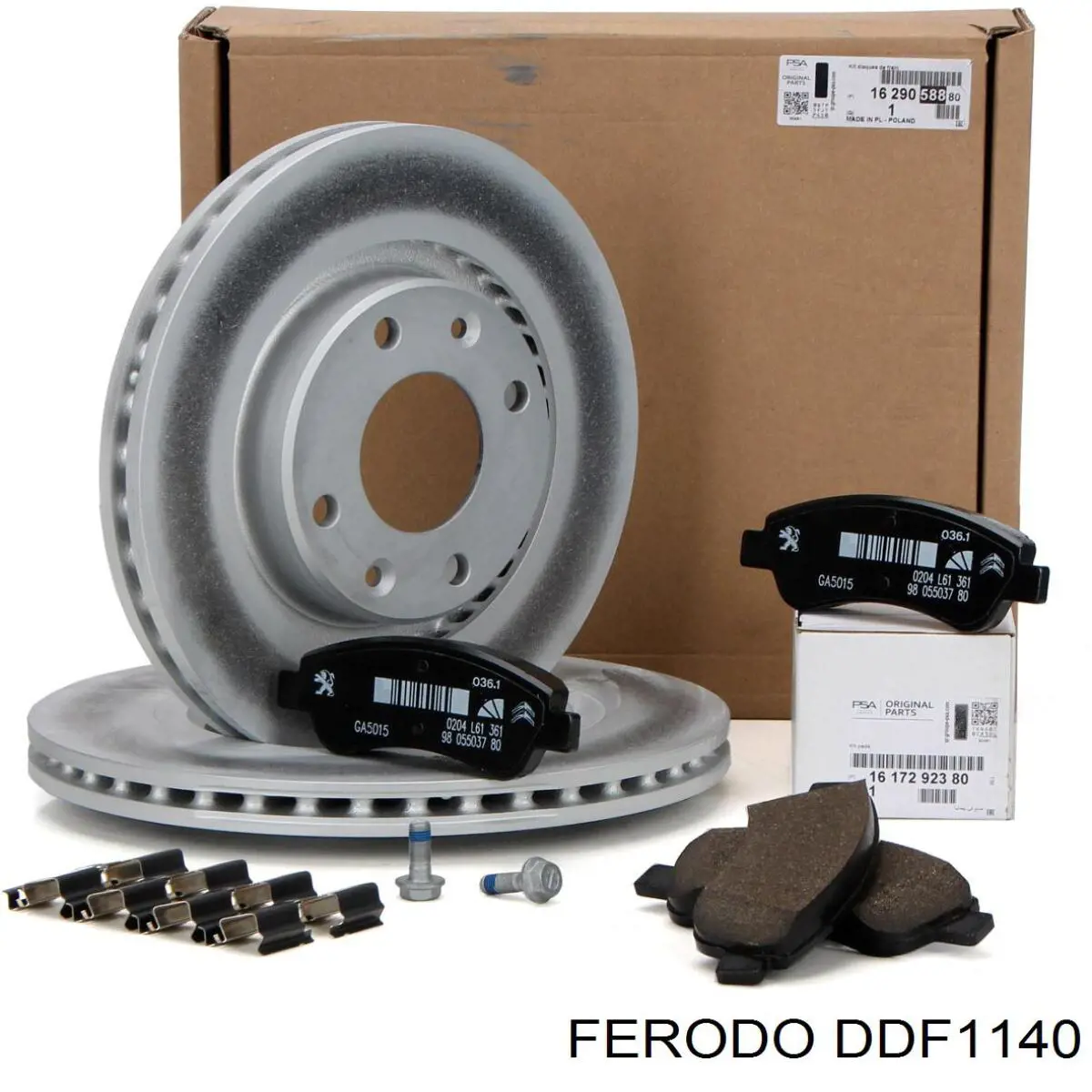 Диск переднього гальма Ferodo DDF1140 ціна, від 27.59 USD