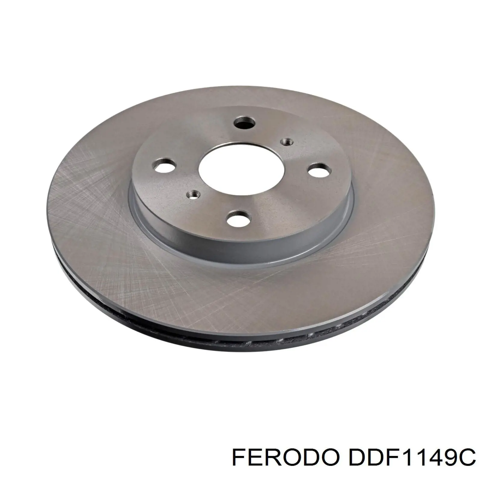 DDF1149C Ferodo диск гальмівний передній