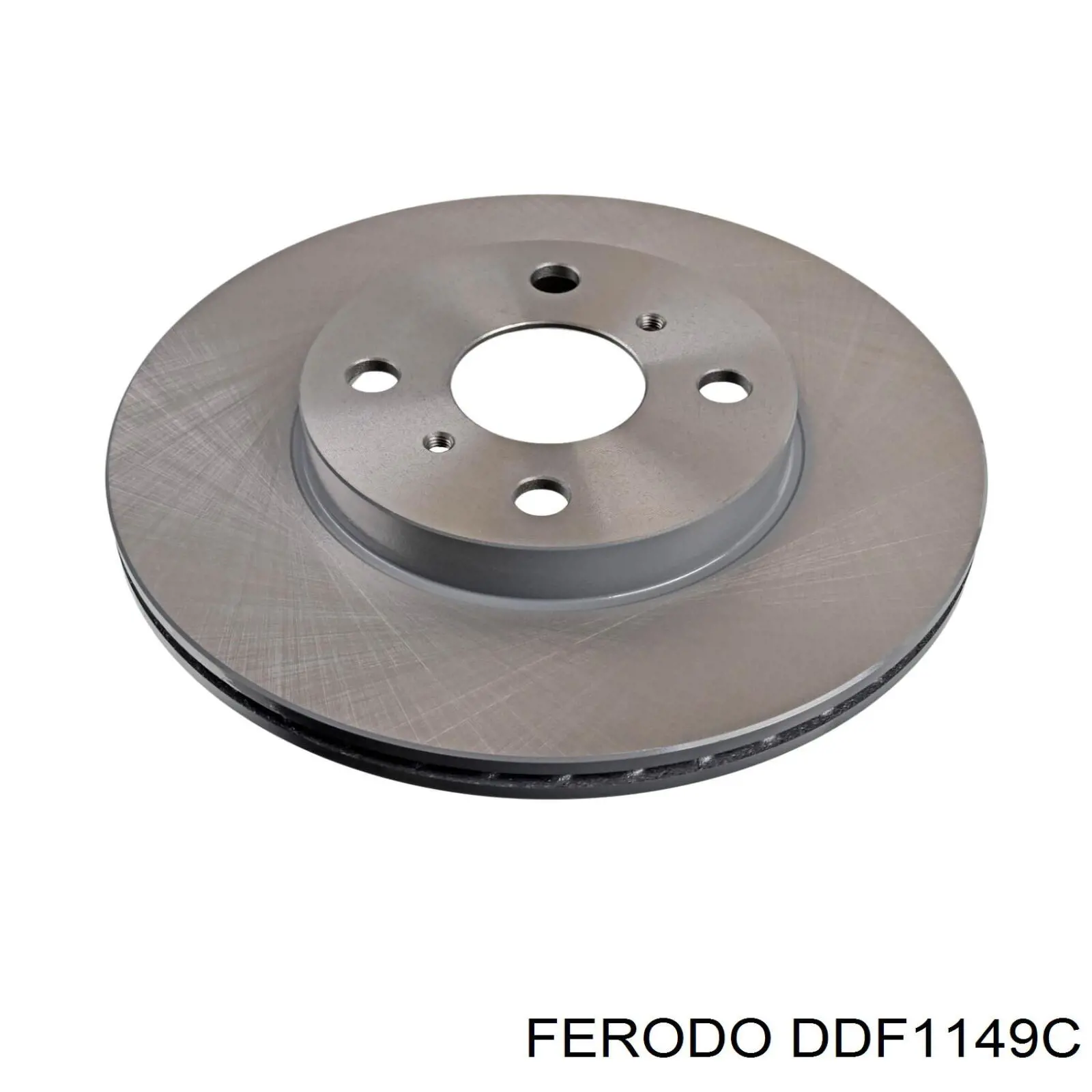 Диск гальмівний передній DDF1149C Ferodo