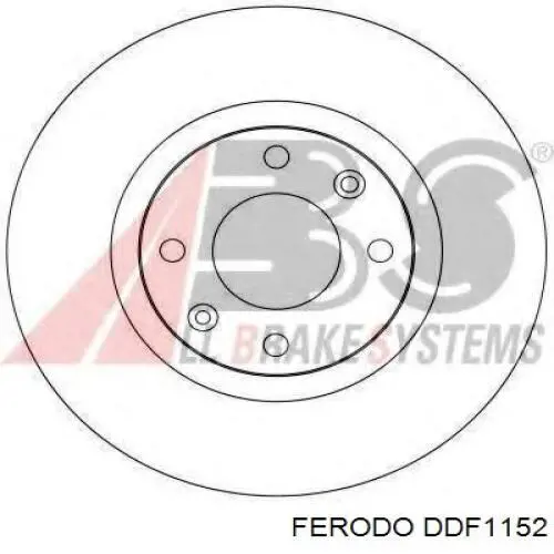 Диск переднього гальма Ferodo DDF1152 ціна, від 39.24 USD