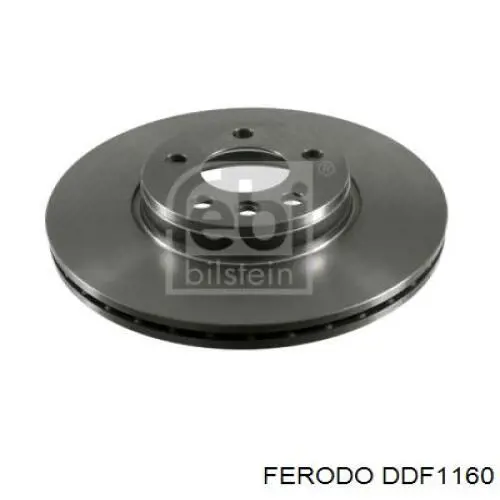 DDF1160 Ferodo диск гальмівний передній