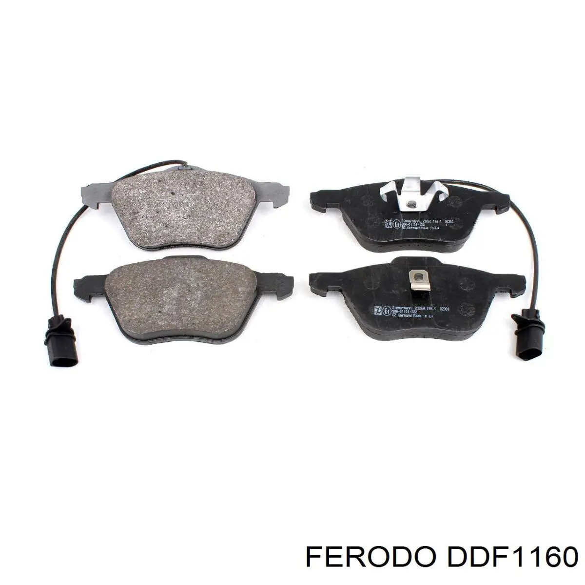 DDF1160 Ferodo Гальмо дискове переднє