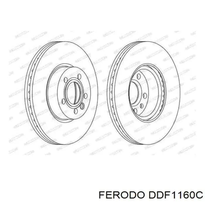 Купити DDF1160C Ferodo Ротор гальмівний