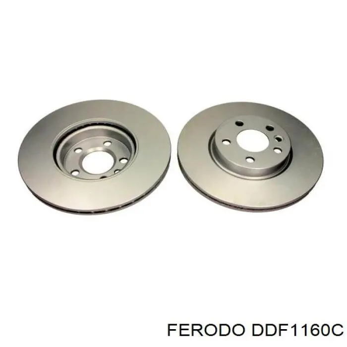 Гальмівні диски передні DDF1160C Ferodo