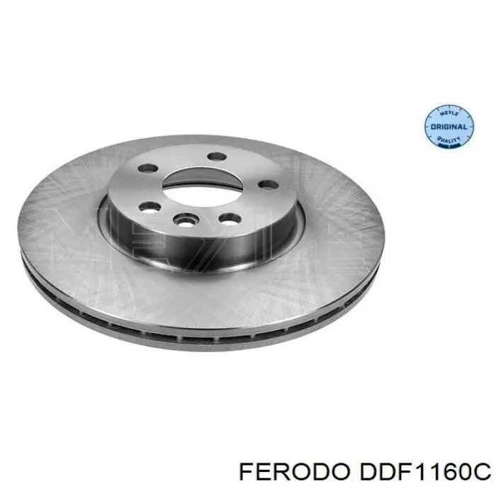 Диск гальмівний передній DDF1160C Ferodo