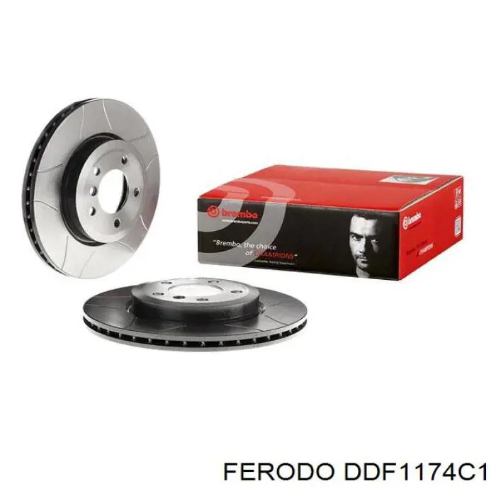 Купити DDF1174C1 Ferodo Ротор гальмівний